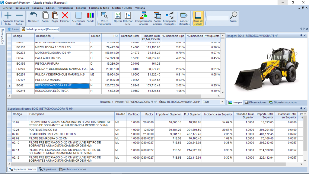 Vista Recursos de Quercusoft